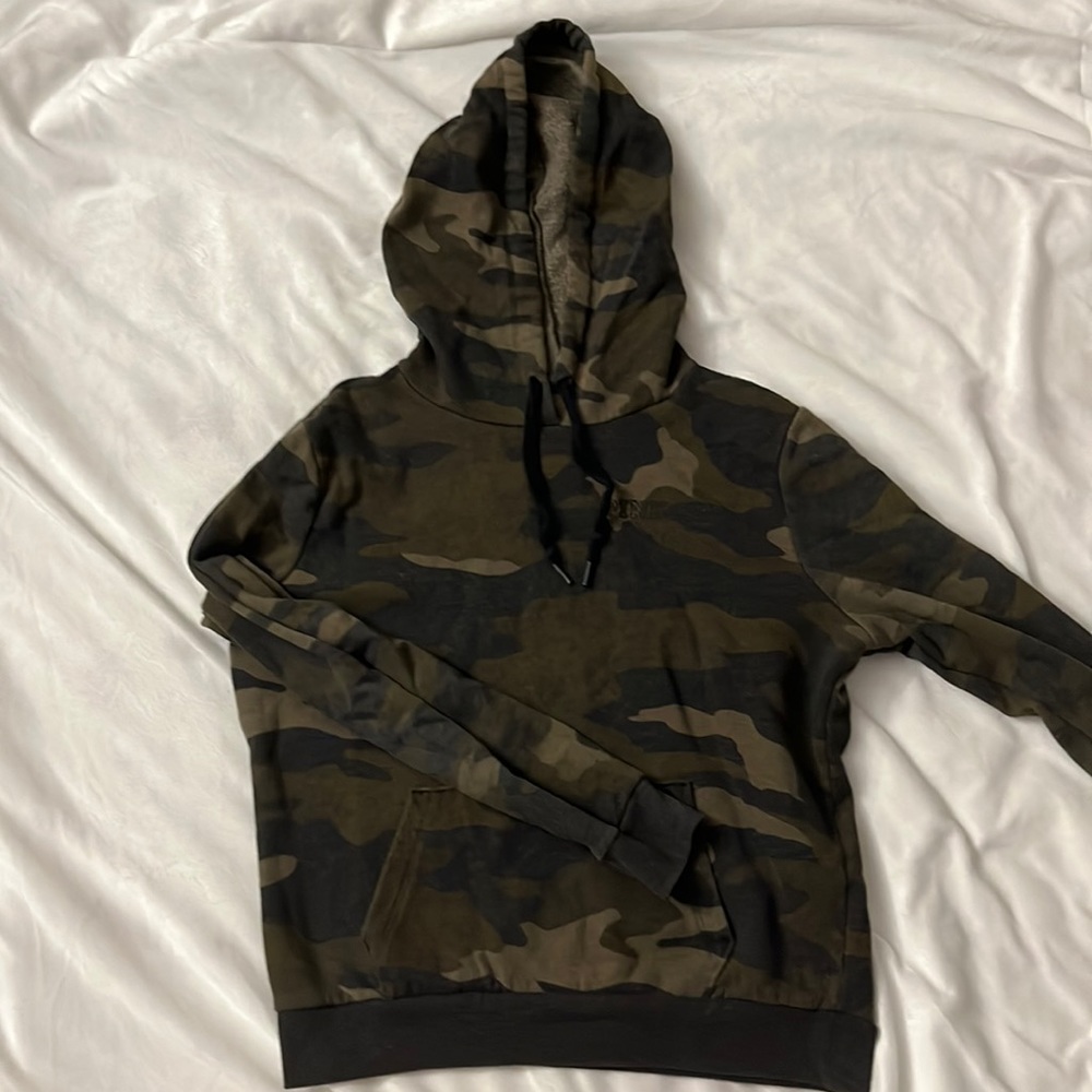 Camo Sweatshirt, Pink, Small
